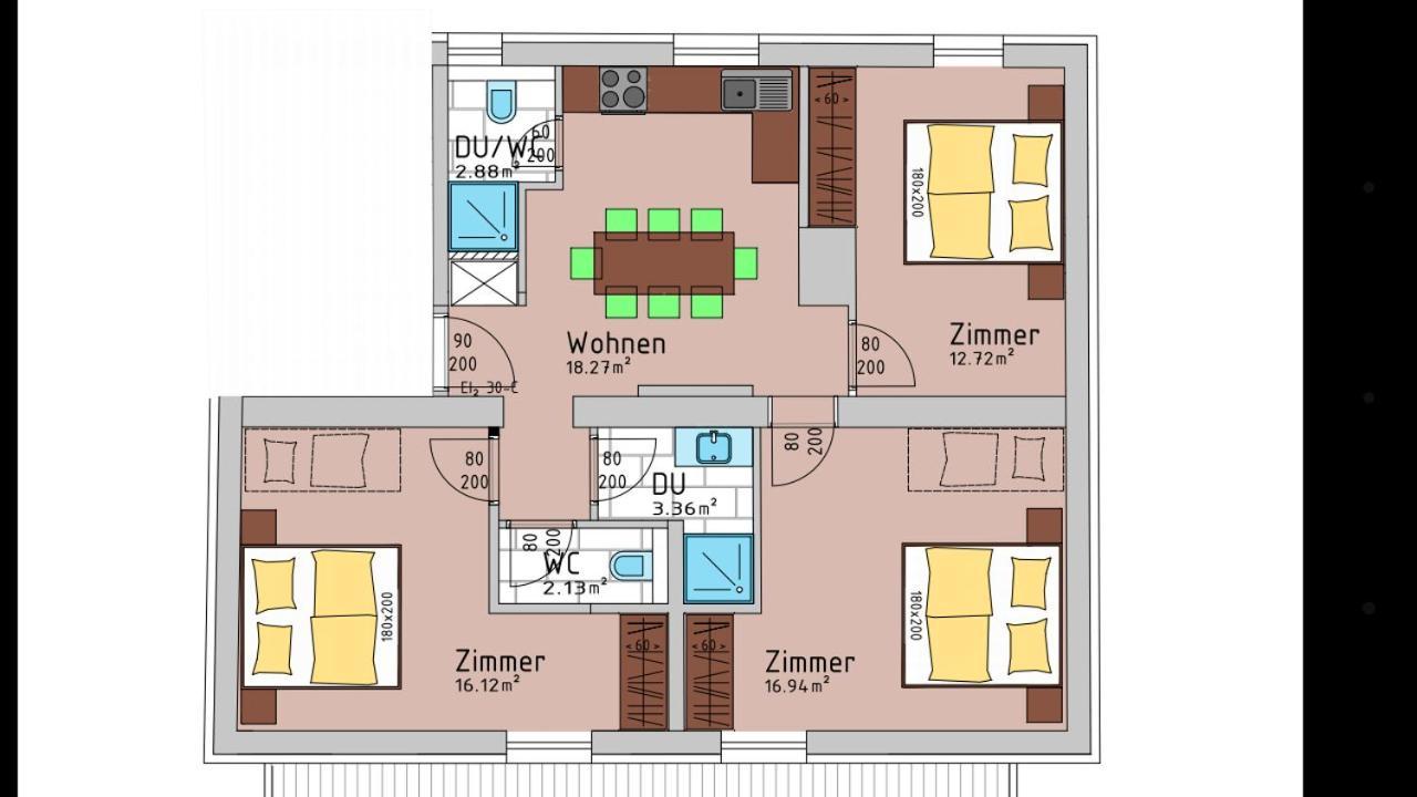 Apartament Gastehaus Huben Huben  Zewnętrze zdjęcie